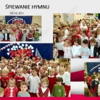 Śpiewanie HYMNU  i Przejście Biało-Czerwonym Korowodem (1)